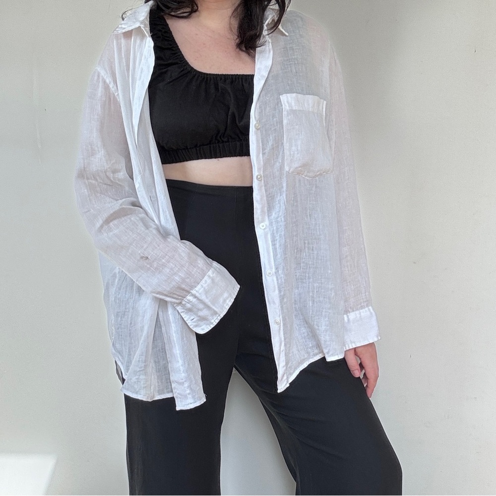 h&m linen shirt - Picture 1 of 11